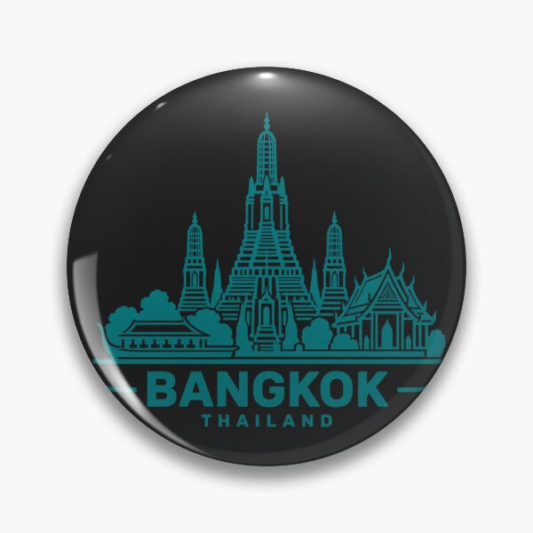 Item preview, Bangkok Thailand Line Art Skyline Poster designed and sold by CMYKStudio.