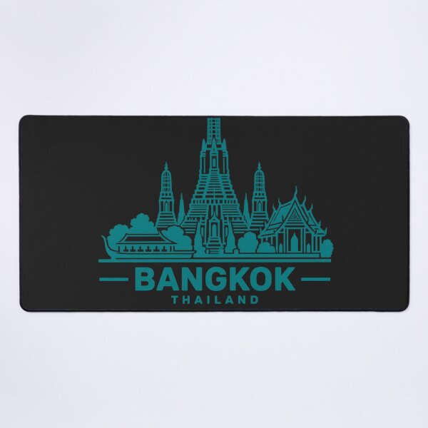 Item preview, Bangkok Thailand Line Art Skyline Poster designed and sold by CMYKStudio.
