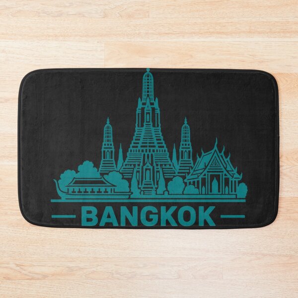 Item preview, Bangkok Thailand Line Art Skyline Poster designed and sold by CMYKStudio.