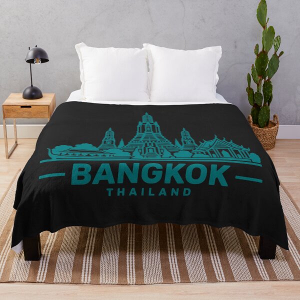Item preview, Bangkok Thailand Line Art Skyline Poster designed and sold by CMYKStudio.