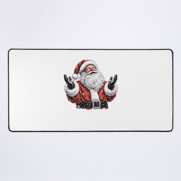 Item preview, Joyful Vintage Santa Claus Distressed Ink Snowflakes Retro Holiday designed and sold by DYAFLK.