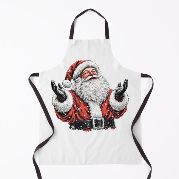 Item preview, Joyful Vintage Santa Claus Distressed Ink Snowflakes Retro Holiday designed and sold by DYAFLK.