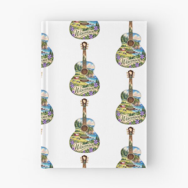 Item preview, Wisconsin Northwoods and Lakes Guitar designed and sold by Whimspired By Paxx.