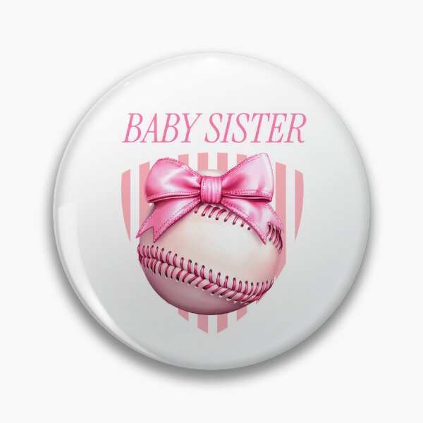 Item preview, Baby Sister of a Baseball Player designed and sold by StarrBrand.