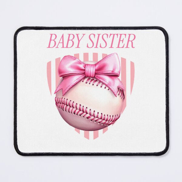 Item preview, Baby Sister of a Baseball Player designed and sold by StarrBrand.