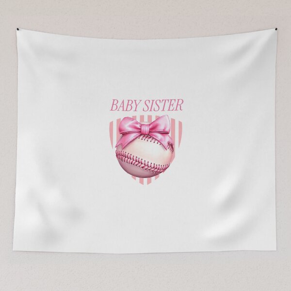 Item preview, Baby Sister of a Baseball Player designed and sold by StarrBrand.