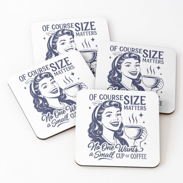 Item preview, Coffee Lover Size Matters No One Wants A Small Cup of Coffee T-Shirt designed and sold by MyAnimations.