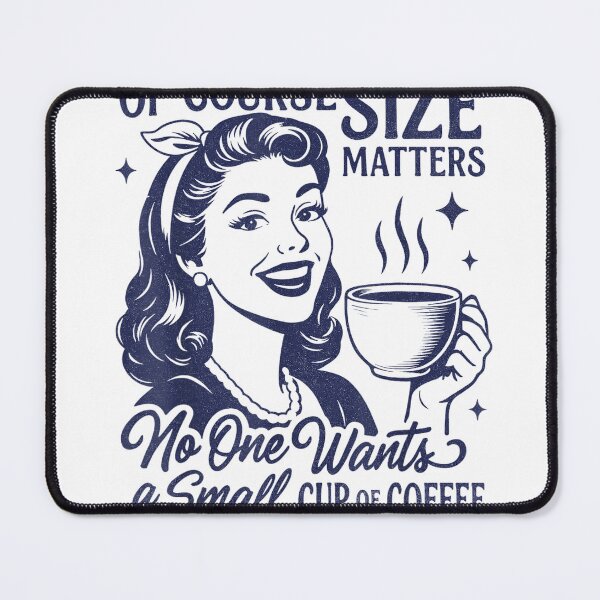 Item preview, Coffee Lover Size Matters No One Wants A Small Cup of Coffee T-Shirt designed and sold by MyAnimations.