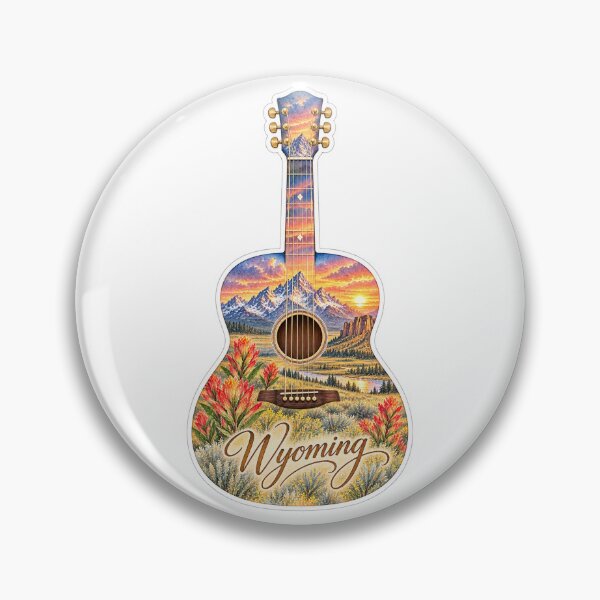Item preview, Wyoming Wild West Guitar designed and sold by Whimspired By Paxx.