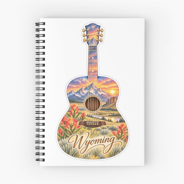 Item preview, Wyoming Wild West Guitar designed and sold by Whimspired By Paxx.