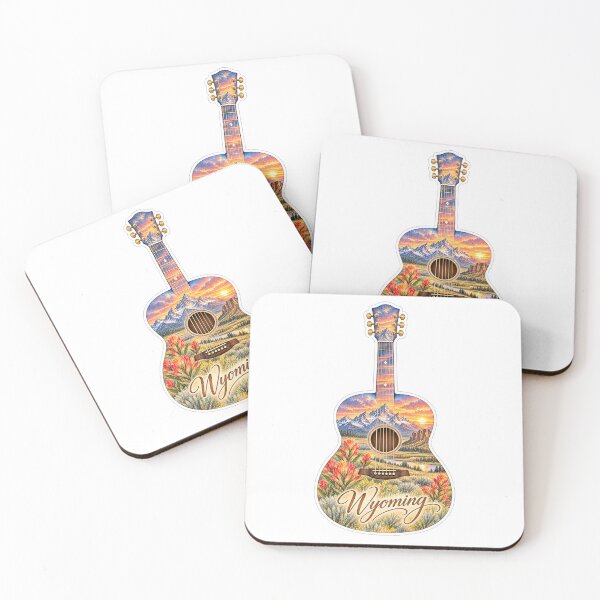 Artikelvorschau, Wyoming Wild West Gitarre entworfen und verkauft von Whimspired By Paxx.