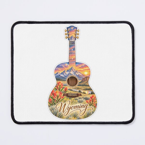 Item preview, Wyoming Wild West Guitar designed and sold by Whimspired By Paxx.