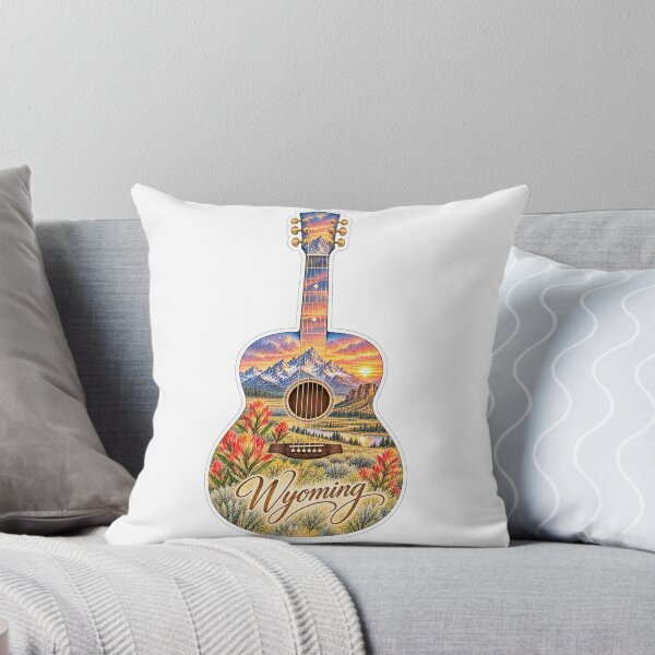 Item preview, Wyoming Wild West Guitar designed and sold by Whimspired By Paxx.