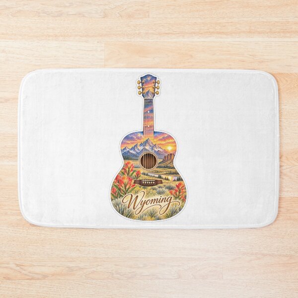 Item preview, Wyoming Wild West Guitar designed and sold by Whimspired By Paxx.