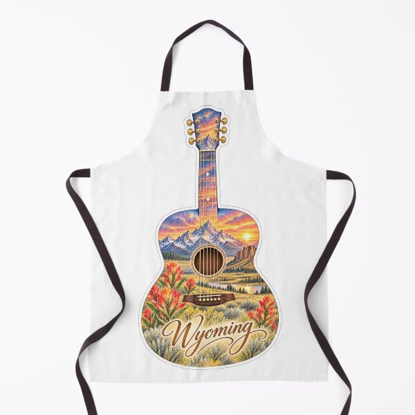 Item preview, Wyoming Wild West Guitar designed and sold by Whimspired By Paxx.