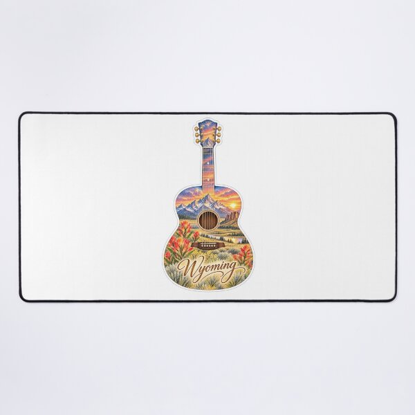 Item preview, Wyoming Wild West Guitar designed and sold by Whimspired By Paxx.