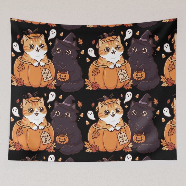 Item preview, Trick or Treat cats designed and sold by LaFleurImages.