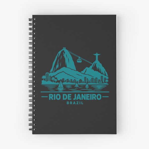 Item preview, Rio de Janeiro Brazil Line Art Skyline Poster designed and sold by CMYKStudio.
