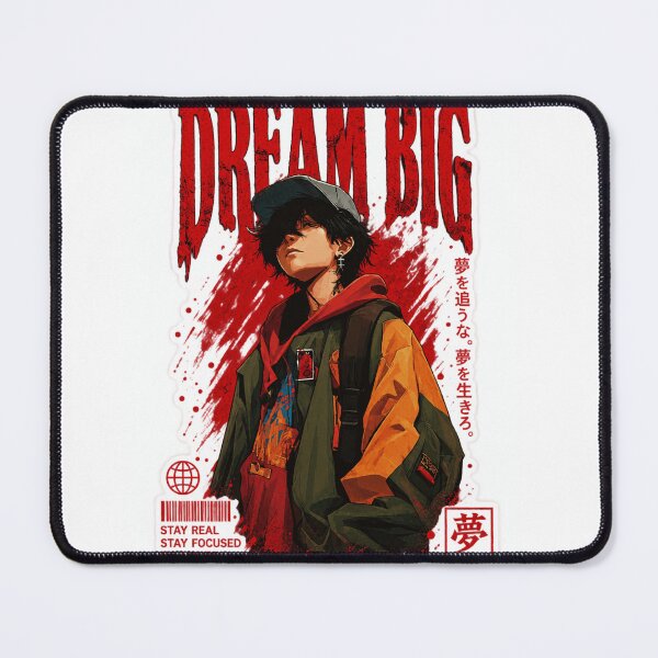 Item preview, Dream Big Japanese Anime Streetwear Boy designed and sold by Designspere .