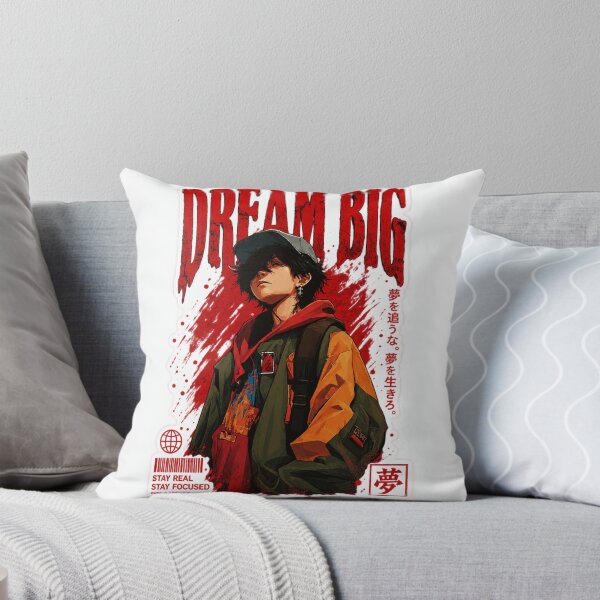 Item preview, Dream Big Japanese Anime Streetwear Boy designed and sold by Designspere .