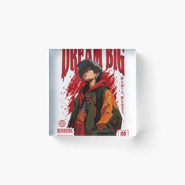 Item preview, Dream Big Japanese Anime Streetwear Boy designed and sold by Designspere .