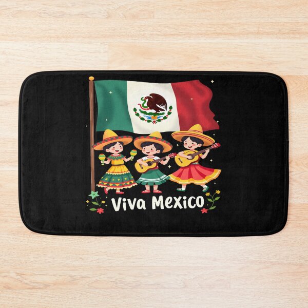 Item preview, Viva Mexico Mexican Independence Day Guitar Girls Mexico designed and sold by AmberWild.