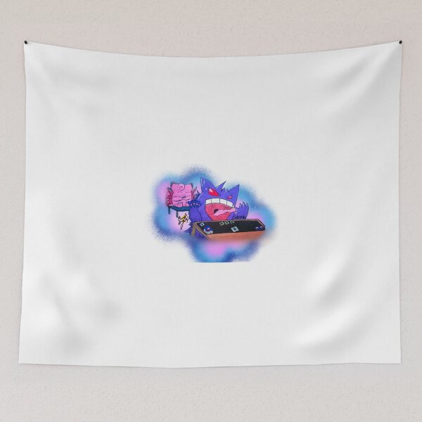 Item preview, Clefairy and Gengar love designed and sold by MidnightArtJourney .