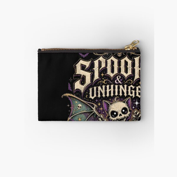 Item preview, Spooky Unhinged Skeleton Bat Gothic Halloween-11 designed and sold by SusanArlene.