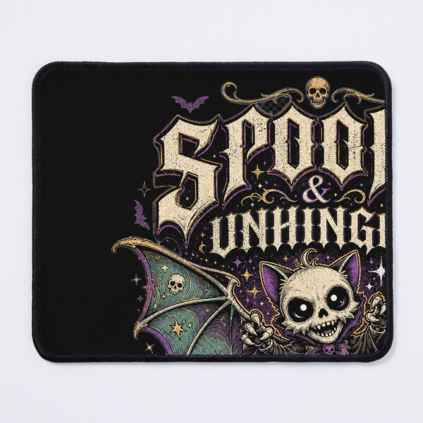 Item preview, Spooky Unhinged Skeleton Bat Gothic Halloween-11 designed and sold by SusanArlene.