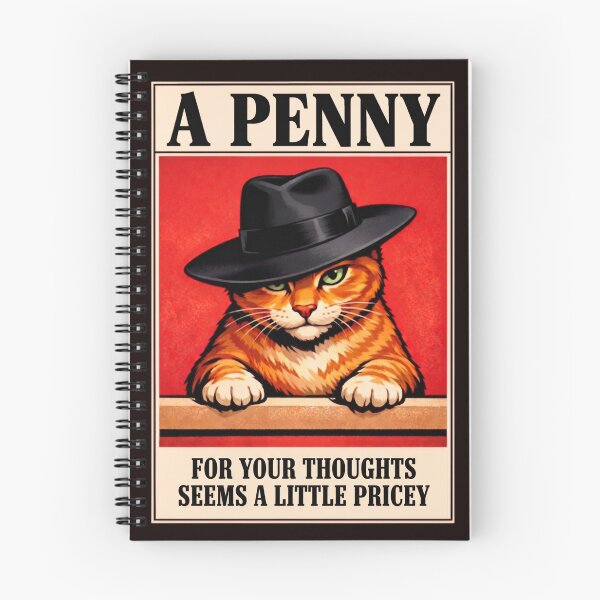 Item preview, A PENNY FOR YOUR THOUGHTS SEEMS A LITTLE PRICEY designed and sold by MountainRoisin.