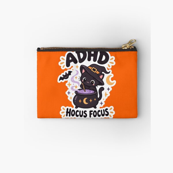 Item preview, Copy of ADHD Hocus Focus Halloween Black Cat Magic Quote designed and sold by Marti’s Shop Corner.