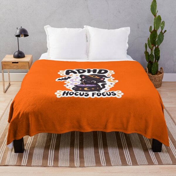 Item preview, Copy of ADHD Hocus Focus Halloween Black Cat Magic Quote designed and sold by Marti’s Shop Corner.