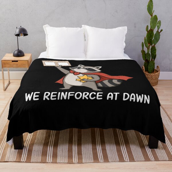 Item preview, We Reinforce At Dawn Cute Raccoon RBT ABA Behavior Therapist designed and sold by AmberWild.