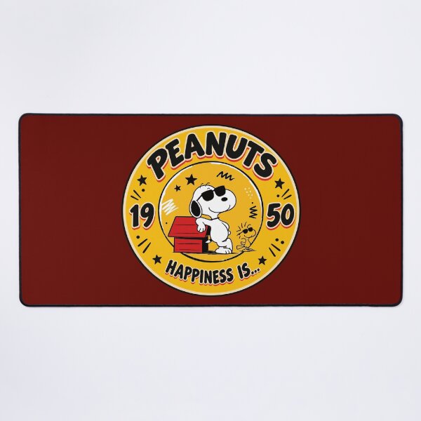 Item preview, Snoopy Joe Cool and Woodstock Retro Yellow Badge - Peanuts Comic Art two designed and sold by killem667.