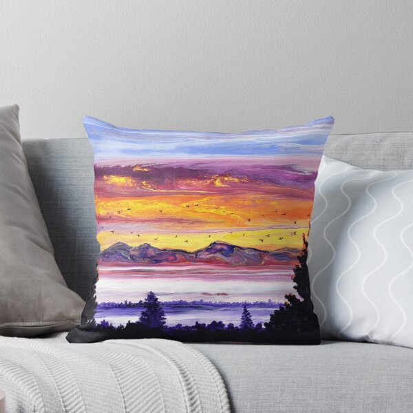 Item preview, Sunrise Over the Three Sisters Mountains designed and sold by BreezyZen.