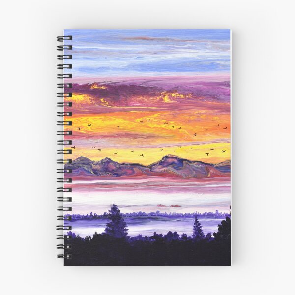 Item preview, Sunrise Over the Three Sisters Mountains designed and sold by BreezyZen.