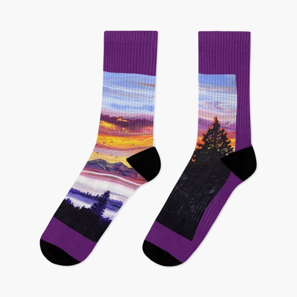 Item preview, Sunrise Over the Three Sisters Mountains designed and sold by BreezyZen.