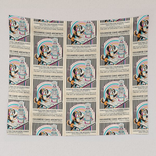 Item preview, Havanese Cake Architect designed and sold by PictoVibe.