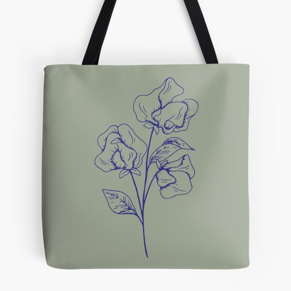 Item preview, Butterfly Pea Flower On Olive designed and sold by lifeinspired4u.