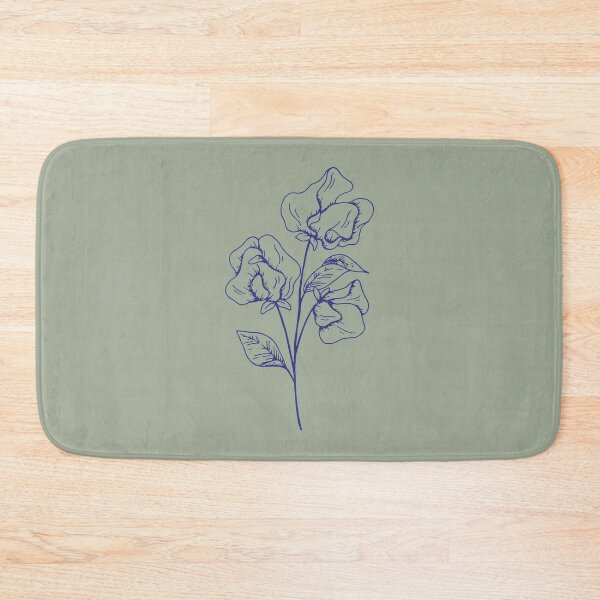 Item preview, Butterfly Pea Flower On Olive designed and sold by lifeinspired4u.