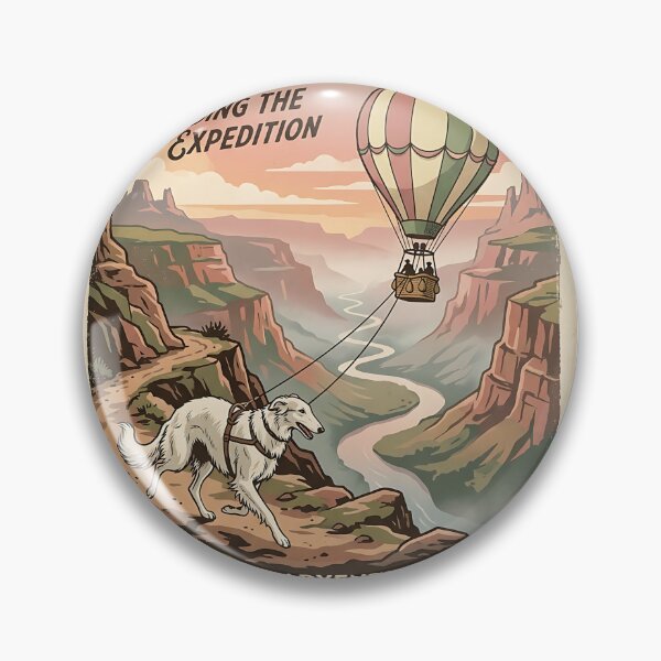 Item preview, Borzoi Hot-Air Explorer designed and sold by PictoVibe.
