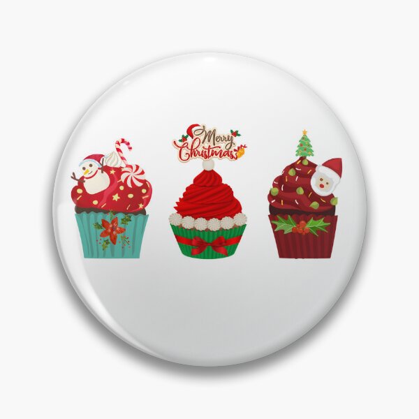 Artikelvorschau, Festliche Weihnachtscupcake-Kollektion | Leckereien aus der Weihnachtsbäckerei entworfen und verkauft von VibranPalette.