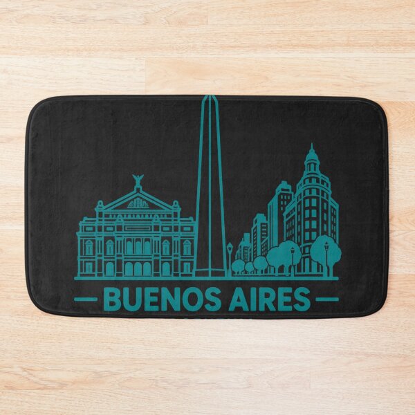 Item preview, Buenos Aires Argentina Line Art Skyline Poster designed and sold by CMYKStudio.
