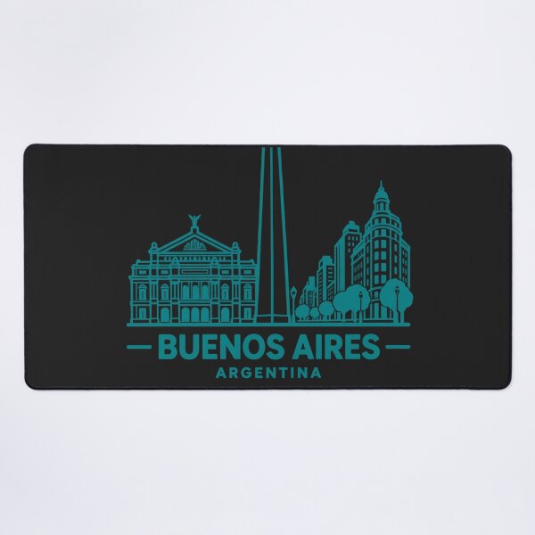 Item preview, Buenos Aires Argentina Line Art Skyline Poster designed and sold by CMYKStudio.