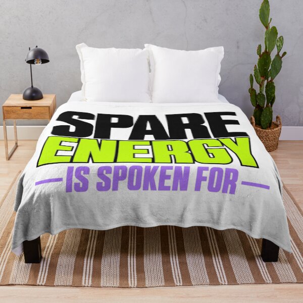 Item preview, Spare Energy Is Spoken For Bold Type Statement designed and sold by Bikivuno.