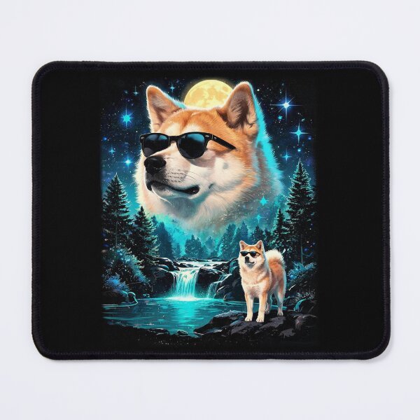 Item preview, Akita Inu with sunglasses vintage 90s wildlife designed and sold by aponwao.