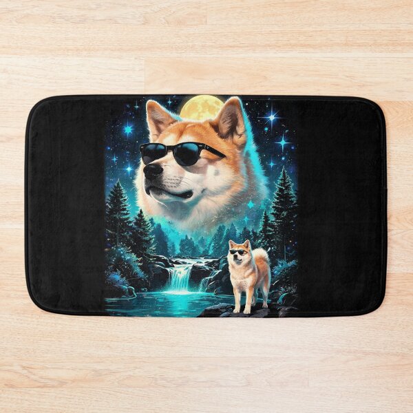 Item preview, Akita Inu with sunglasses vintage 90s wildlife designed and sold by aponwao.