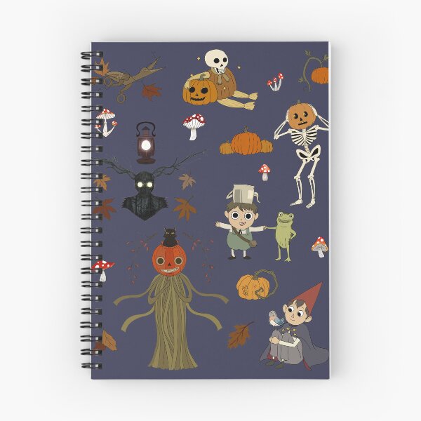 Item preview, Over the garden wall design sticker, OTGW - Cute whimsical seasonal pumpkin mushroom floral -Cute gifts for fall  designed and sold by DearhoneyandArt.