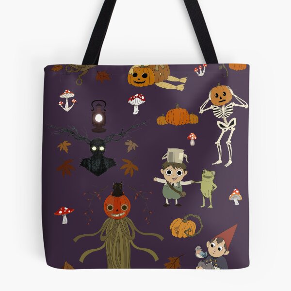 Item preview, Over the garden wall design sticker, OTGW - Cute whimsical seasonal pumpkin mushroom floral -Cute gifts for fall  designed and sold by DearhoneyandArt.