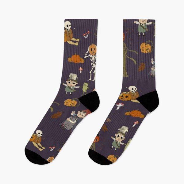 Aperçu de l'œuvre Sticker mural décoratif pour jardin, OTGW - Joli motif floral fantaisiste de citrouille et de champignon de saison - Idée cadeau parfaite pour l'automne créée et vendue par DearhoneyandArt.